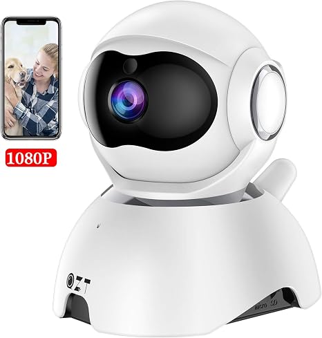 Amazon Co Jp 1080pのwifi Ipカメラ Ios版のandroidアプリでaiの追跡 ナイトビジョン モーション検知 フルhdビデオベビーモニターペットカメラと2 4ghzのwirelsホームセキュリティカメラ Lsmaa ホーム キッチン