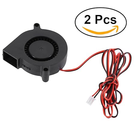 UKCOCO 2 stücke 5015 DC 12 V 0,18A Kühler Elektrische Industrie Industrie Gebläse Fan 3D Drucker Zubehör