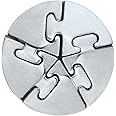 BePuzzled | Spiral Hanayama Metal Brainteaser Puzzle Mensa Rated Level 5, for Ages 12 and Up