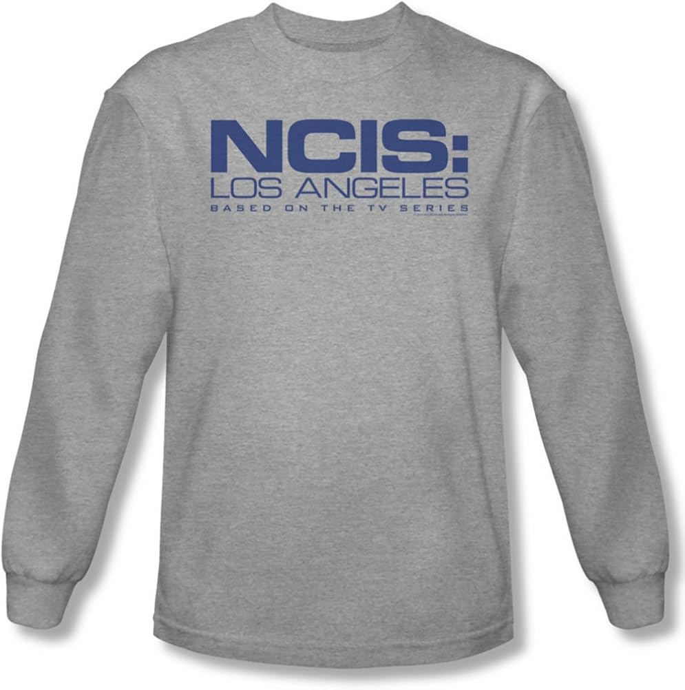 Amazon.com: Ncis La - Mens Logo Long Sleeve Shirt In Heather: Clothing
