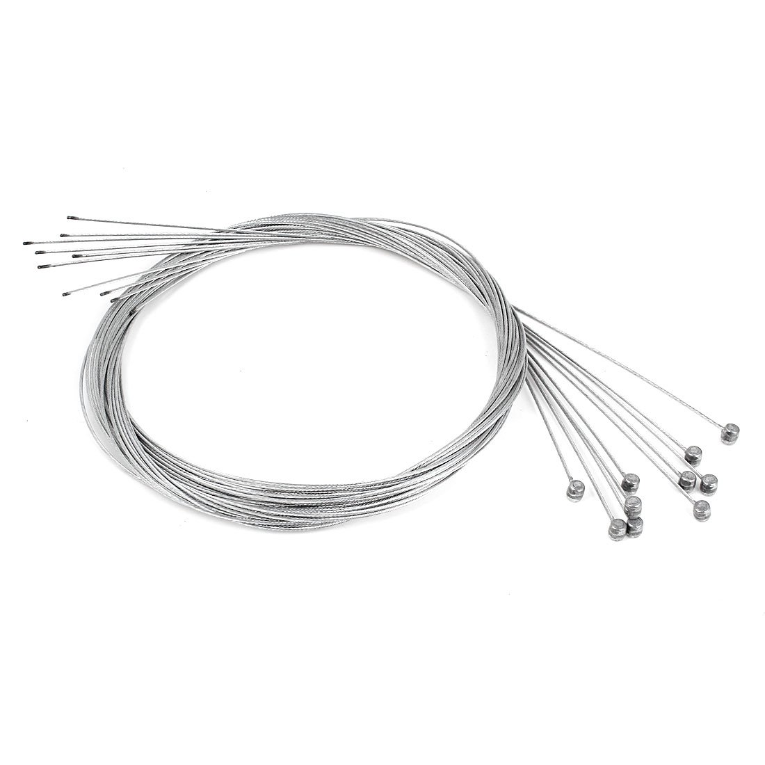 sourcing map 10Pcs 6Ft Length Steel Universal Bike Bicycle Rear Brake Cable Wires
