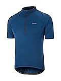 ARSUXEO 1/2 Zipper Cycling Jersey Men Short Sleeves