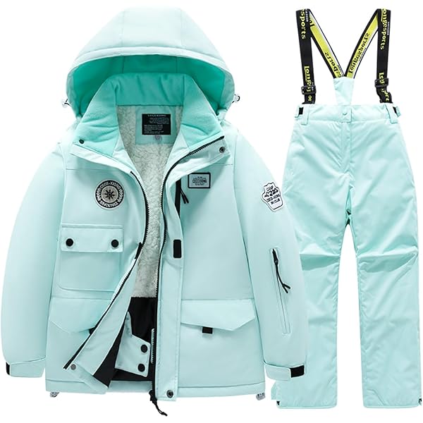 スノーボード Ski wear set (Jacket and Pants) Amazon.com: Kids Snow Suit for Boys Girls Winter Ski Jacket
