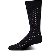 Cole Haan Mens Dress Socks - Breathable Comfort Stretch Crew-Length Work Socks for Men for Business Formal Wear (Sizes: 7-12)