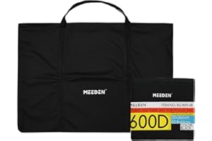 MEEDEN Art Portfolio Case 20"x 26"- Waterproof, 600D Oxford Cloth, Art Portfolio Bag Black, Portfolio Folder for Artwork for 