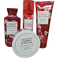Japanese Cherry Blossom ボディクリーム 4本セット Amazon.com : Bath & Body Works Japanese Cherry Blossom 4 Piece