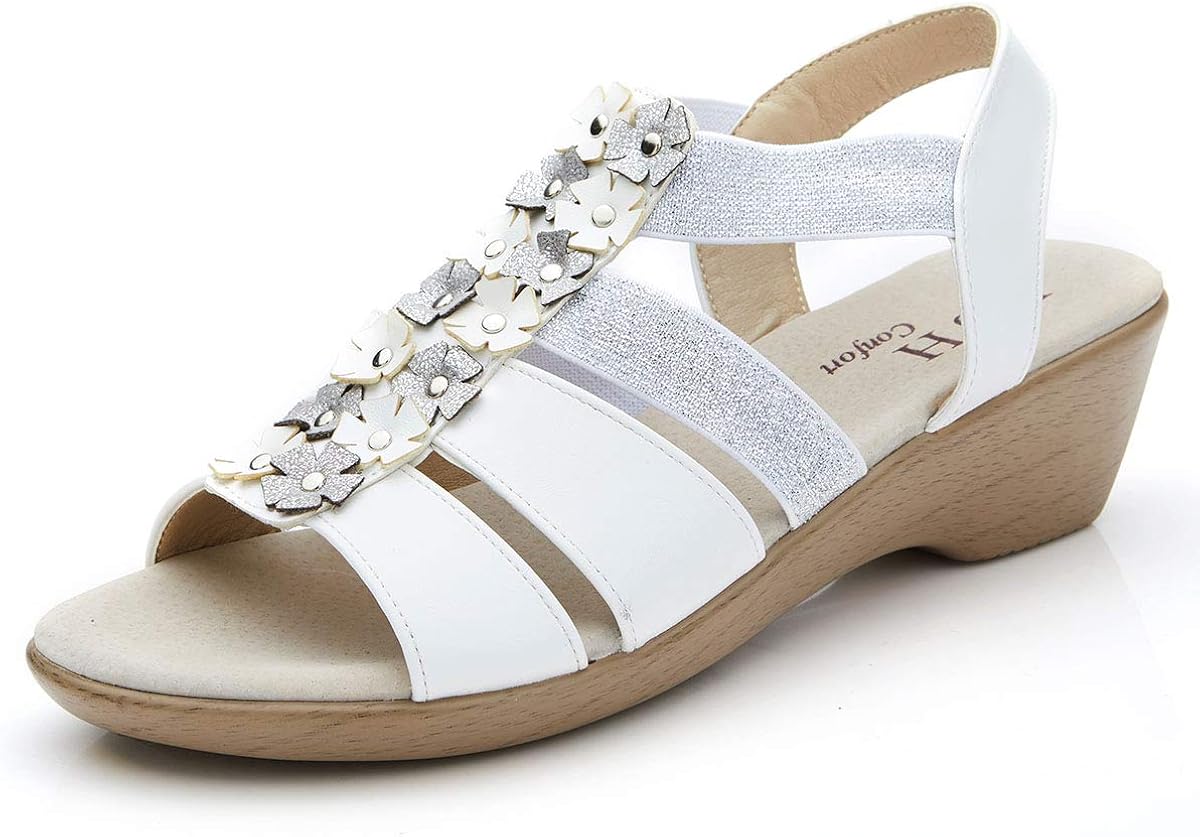 casual comfort wedge sandals