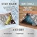 3 Pack World’s 2nd Toughest Ultralight Survival Tent | 2 Person Mylar Emergency Shelter Tube Tent + Paracord (425 lb Strength) | Year-Round All Weather Protection For Hiking, Camping, Outdoor Survival