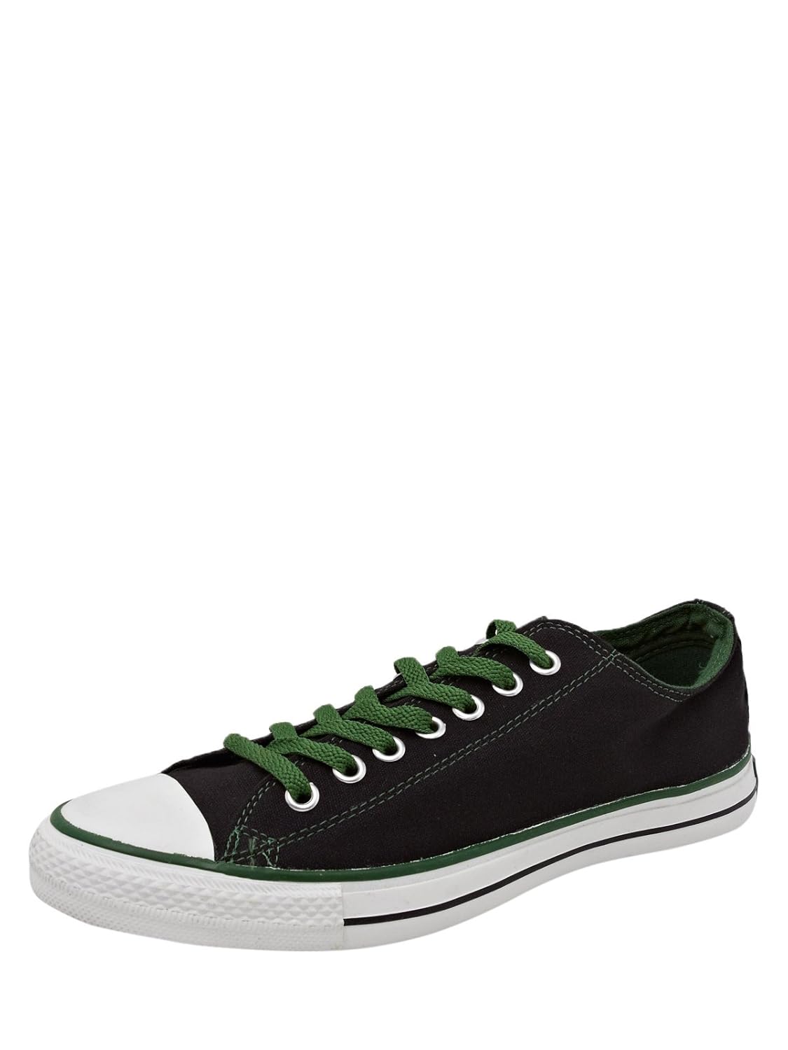 dark green canvas shoes