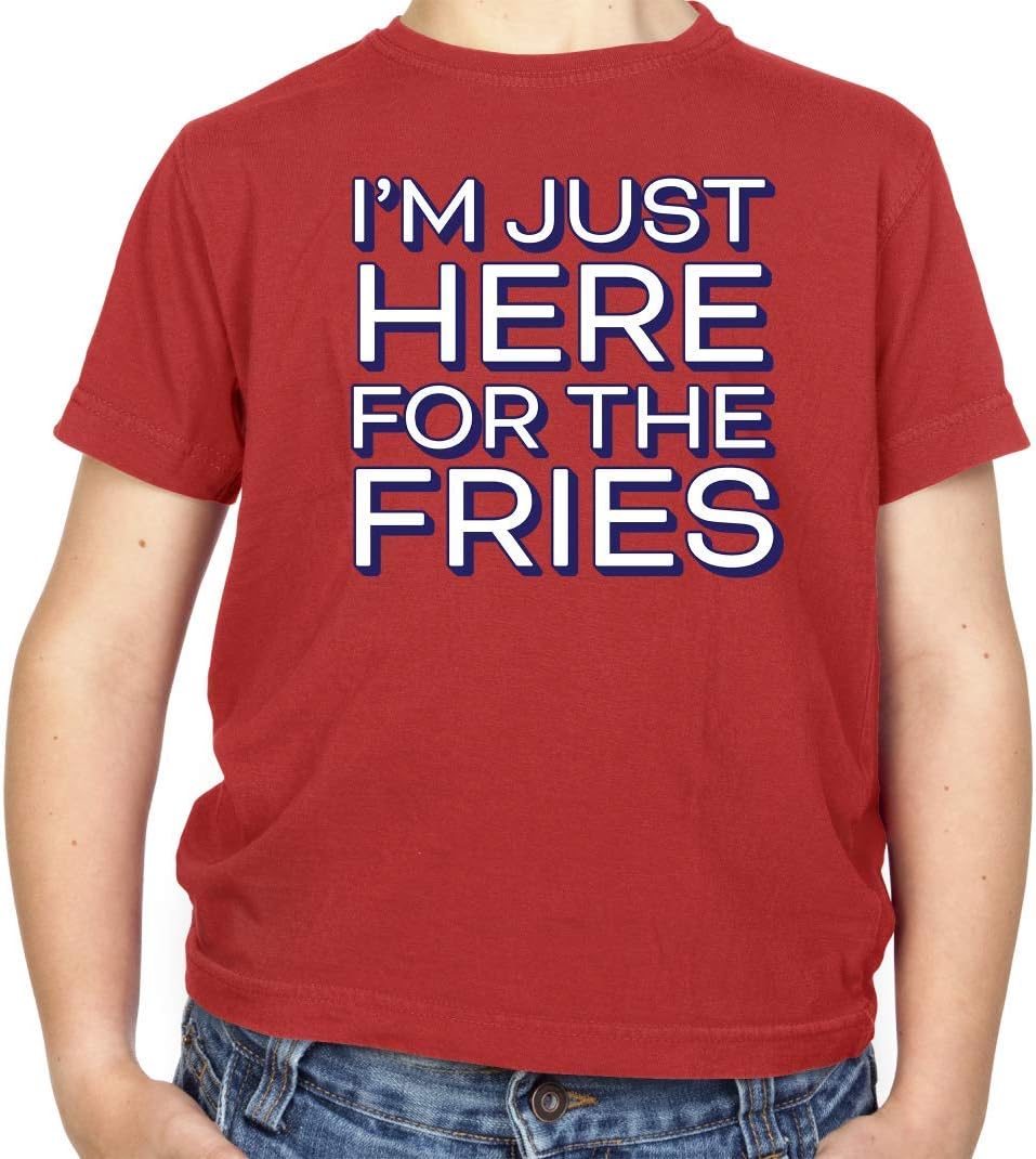 Dressdown Here for The Fries - Kids T-Shirt - 10 Colours - 3-14 Years