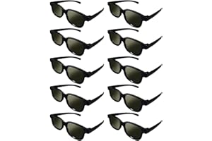 IZGUT LTD. Lot of 10x RealD Technology 3D Polarized Glasses for TV/Movies/Cinema/HD