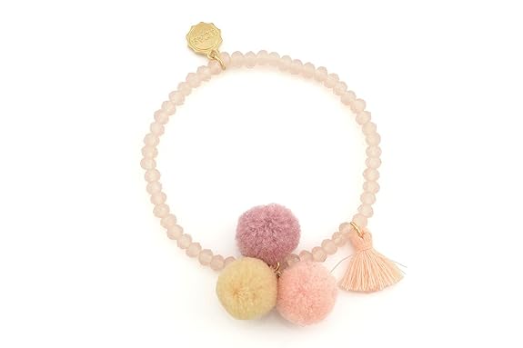 Lizas Armband Schmuckarmband mit bunten Bommeln