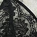 haoricu Women Bra, 2020 Women Hollow Translucent Underwear Black Lace Strap Lingerie Bra Tops Bustier (Black, S)