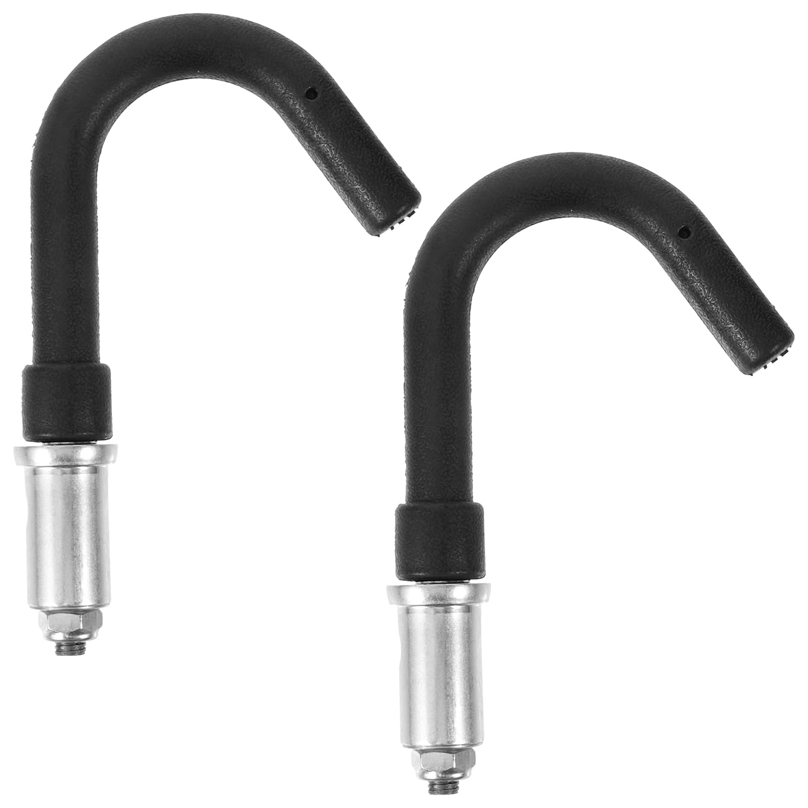 Photo 1 of Uonlytech 2pcs telescoping Ladder Extension Ladder Hooks Hooks for Roofing for Outdoors Extension roof Hook stabilizer Folding Boots Stainless Steel
