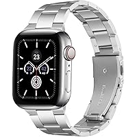 Besband Compatible with Apple Watch Band iwatch Bands 40mm 38mm Series 6 5 4 3 2 1 SE for Women and Men Stainless Steel…