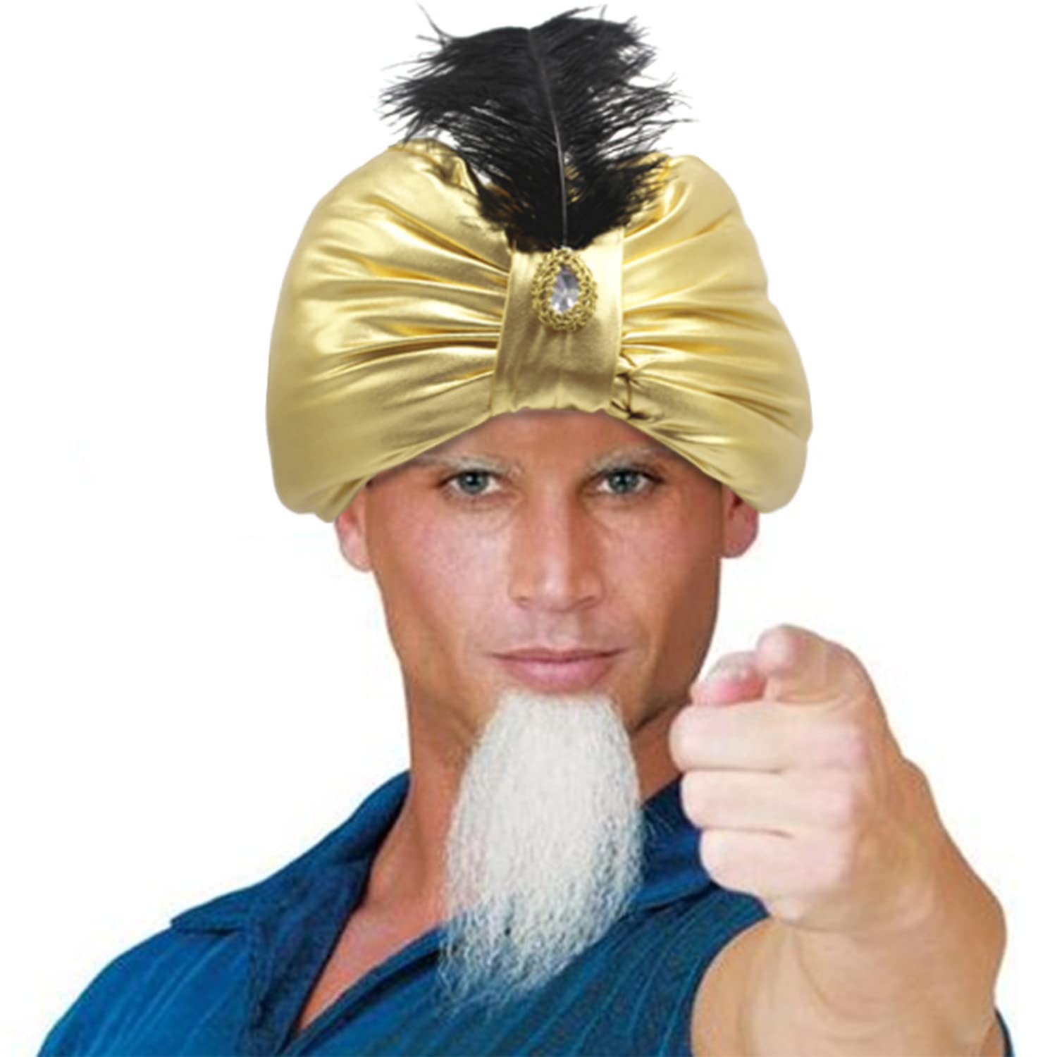 LONTG Arabian Hat Turban Hat Sultan Indian Hat with Feather Decoration Halloween Cosplay Party Performance Hat Fancy Dress Costume Accessory for Adult Halloween Theme Party Easter Carnival Theatre
