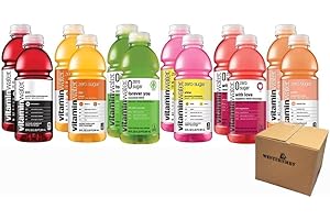 DUTIS WESTERNMBY Vitamin Water ZERO Sugar | All Flavor Variety Pack, XXX, Rise, Gutsy, Shine,Squeezed, 20 fl oz, 12 bottles