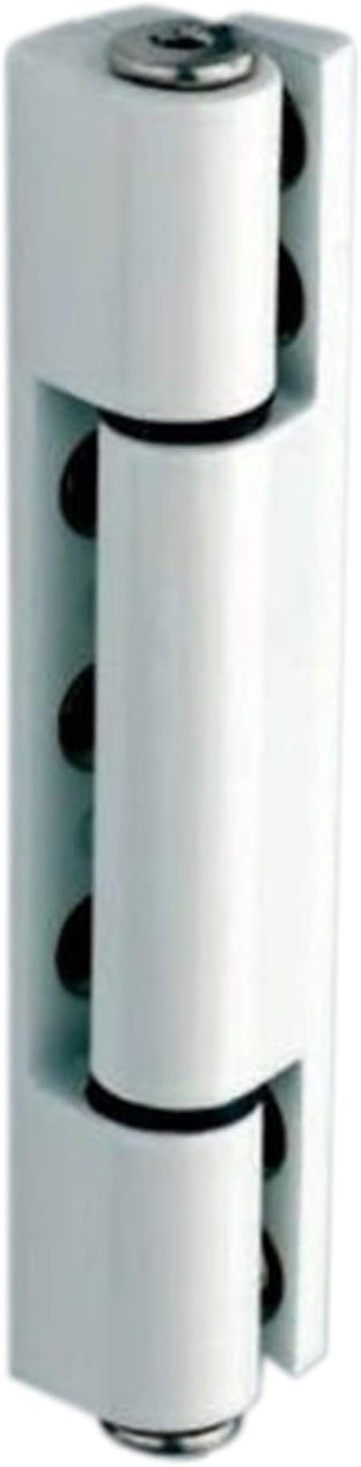 HomeSecure White uPVC Door Angled Hinge 115mm Double Glazed - Easy Adjust
