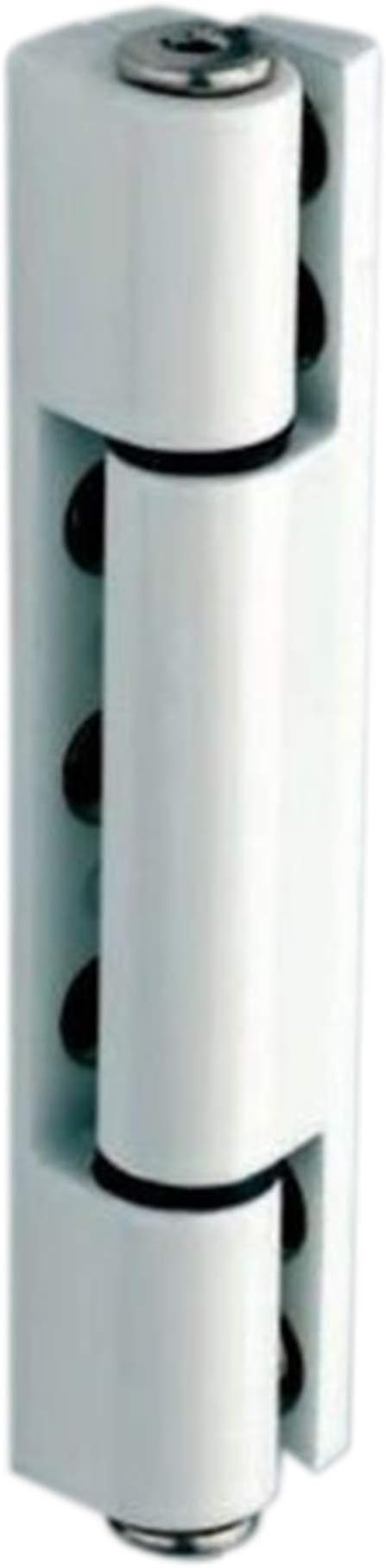 HomeSecure White uPVC Door Angled Hinge 115mm Double Glazed - Easy Adjust