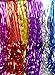 asunflower 6.5Ft Metallic Tinsel Foil Fringe Curtains Blue Foil Curtains Backdrop for Parties Photo Background Wedding Decoration, Indoor & Outdoor Party Streamers