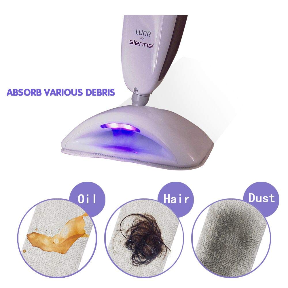 Replacement Luna Cloth Pads for Sienna Luna Steam Mop Head SSM3006