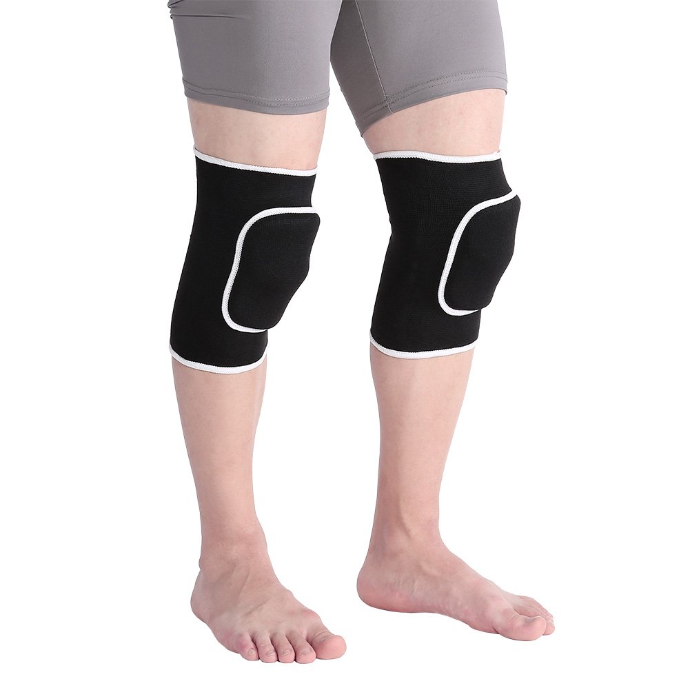 Brrnoo Sporting Kneepad, 1 Pair Volleyball Soccer Basketball Knee Pad Fitness Knee Protector Sports Patella Support Belt Athletics Knee Compression Sleeve Support(1#)