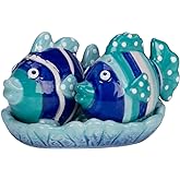 Ceramic Fish Salt and Pepper | Coastal Decor, Ceramic, Gift Idea