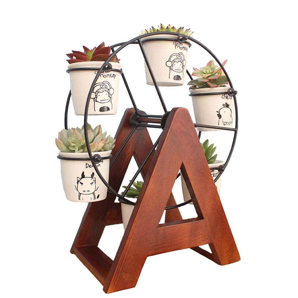 GFHJ1201 Mini Soporte De Flor De La Rueda De La Noria De ...