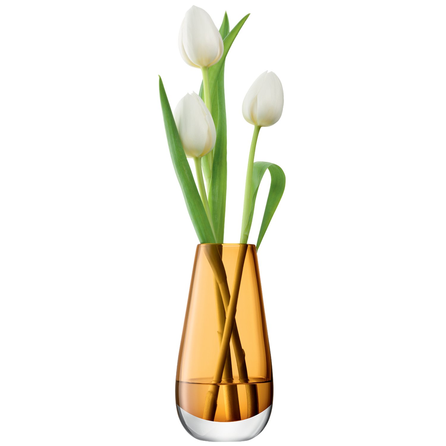 LSA International Flower Colour Bud Vase H14cm Amber | 1 Unit | Mouthblown & Handmade Glass | FC08 — image 1