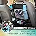 Car Back Seat Organizer for Kids - New X-large Holder with iPad Tablet Pocket, Storage for Bottles, Keeping Children Occupied and Organized During Rides