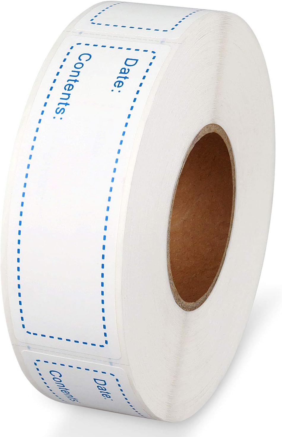 Poxoke Removable Freezer Labels for Food Storage Blue 1x3inch 500pcs : Office Products