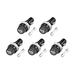uxcell Screw Cap Panel Mounted Fuse Holder AC
