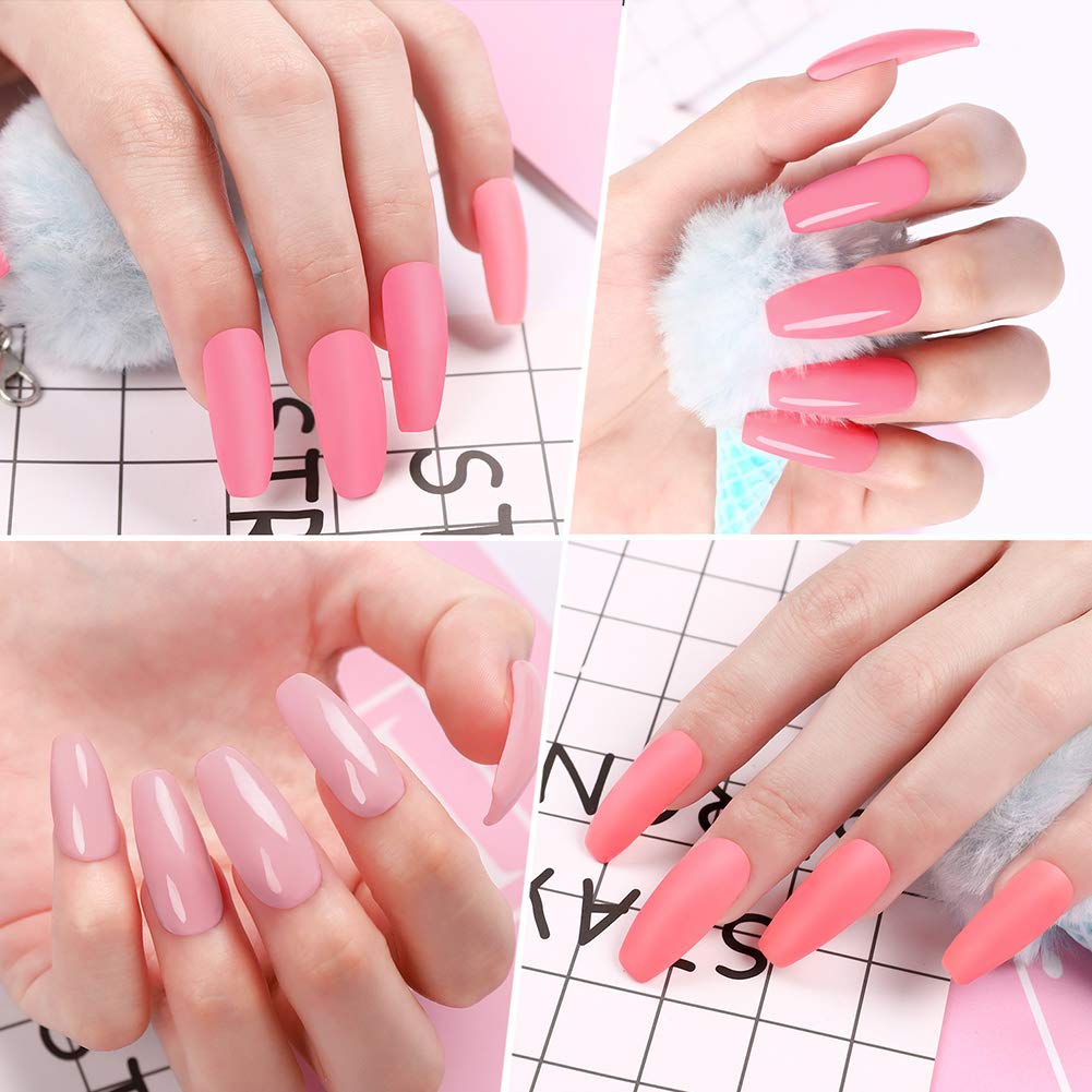 Morovan Gel Nail Polish Top Coat Base Coat Matte Top Coat Set, No Wipe Top Coat Long Lasting, Soak Off UVLED Gel(3PCS, 10ml Each Bottle) : Beauty