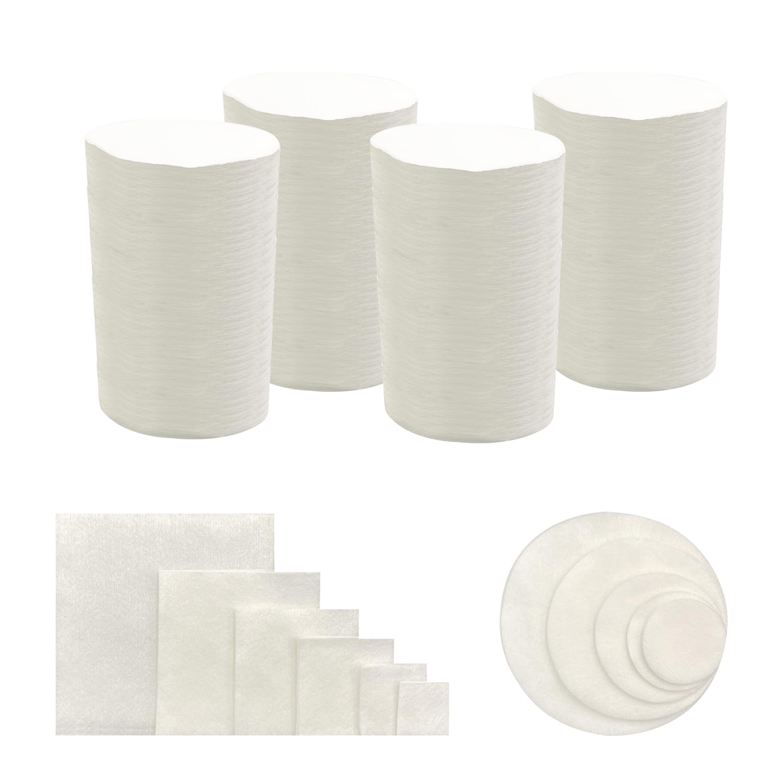 Photo 1 of 1 1/2" 1000 Pcs Round Thicker 9 mm Gun Cleaning Patches Pad Gun Wipes for Rifle Shotgun Pistol Maintenance .25 Cal, 6.5 mm, .270 Cal, .284 Cal, 7 mm, .357 Cal., .38 Cal