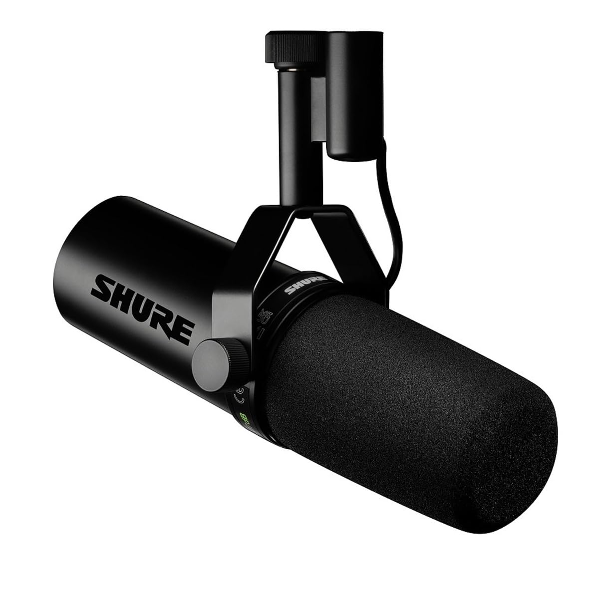 Shure SM7dB Dynamisches Sprach-und Gesangsmikrofon mit integriertem Vorverstärker für Rundfunk, Podcast und Aufnahmen, breiter Frequenzbereich, Warmer und weicher Klang - Schwarz