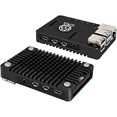 Geekworm N300 Ultra-Thin Aluminum Alloy Heatsink Case for Raspberry Pi 4 | CNC, Passive Cooling, Includes Thermal Pad