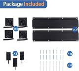 Poweka 32 Inch Bike Storage Rack 4 Bike Wall Mount with 3 Helmet Hooks view 6