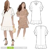 Style Arc Sewing Pattern - Pixie Woven Dress (Sizes 04-16)