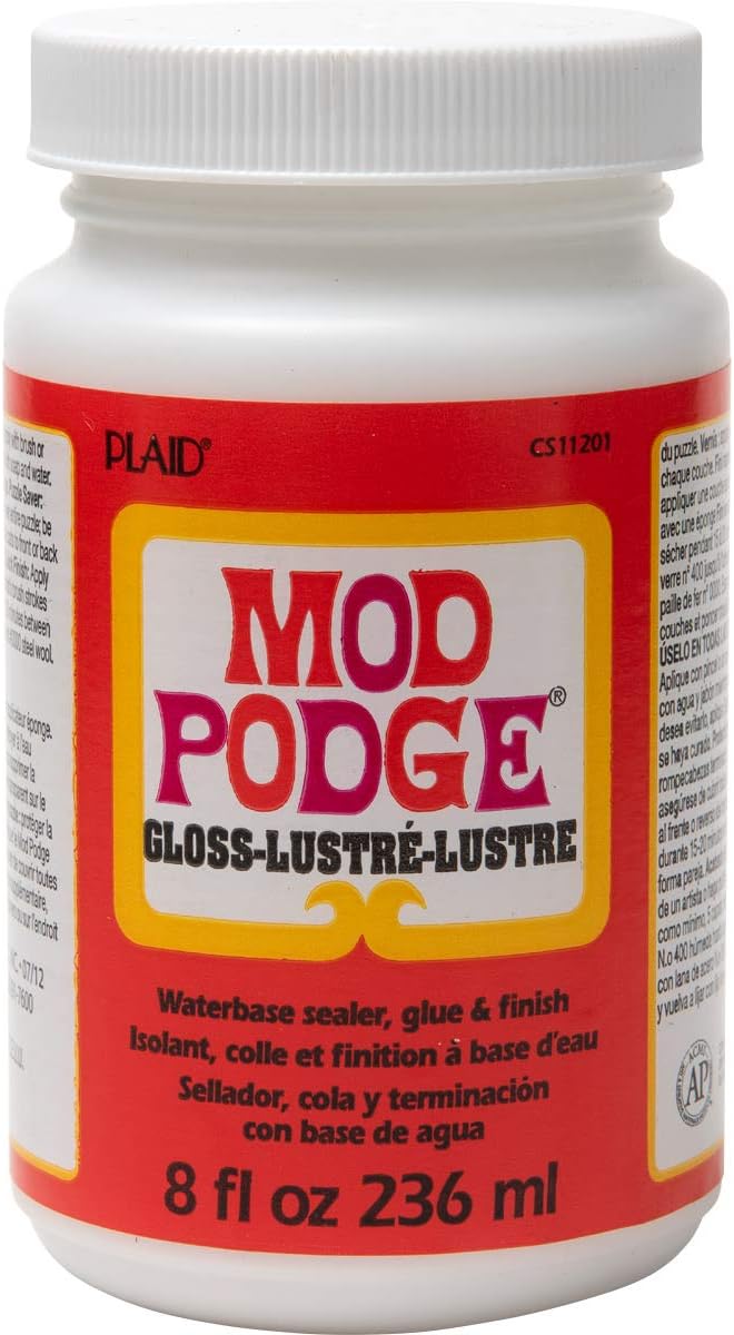 Mod Podge CS11201 8 oz Waterbase Sealer Glue Finish Gloss White