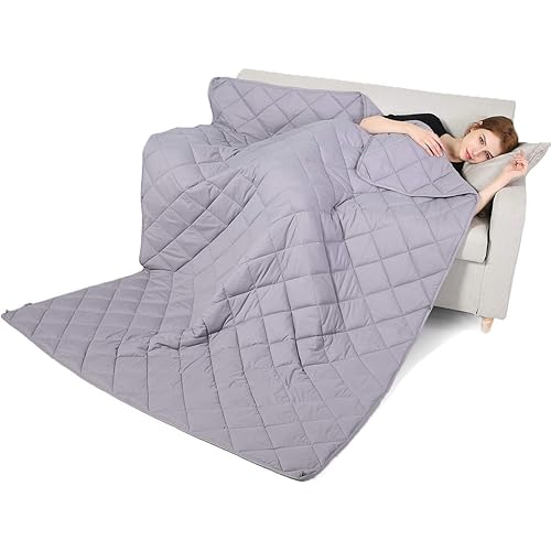 Qusleep Diamond Weighted Blanket (Grey, 48''72'' - 10LB) …