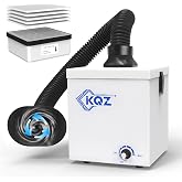 KQZ W1 Solder Fume Extractor 168m&sup3;/h Smoke Absorber with H13 HEPA | 99.99% Filtration 5 Pre-Filter Smoke Extractor with 360&deg; Adjustable Tube Desktop Portable for Welding 3D Printing Nail Salon
