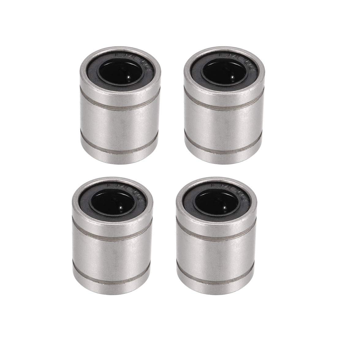sourcingmap LM8SUU Linear Ball Bearings 8mm Bore 15mm OD 17mm Length for CNC Machine 3D Printer 4pcs