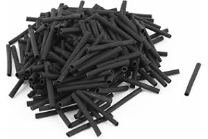 uxcell Wire Wrap Sleeve 2mm Dia 30mm Long Heat Shrink Tubing 280pcs Black
