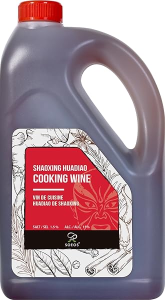 SOEOS SHAOXING COOKING WINE, 51.24OZ (1500ML), CHINESE COOKING...