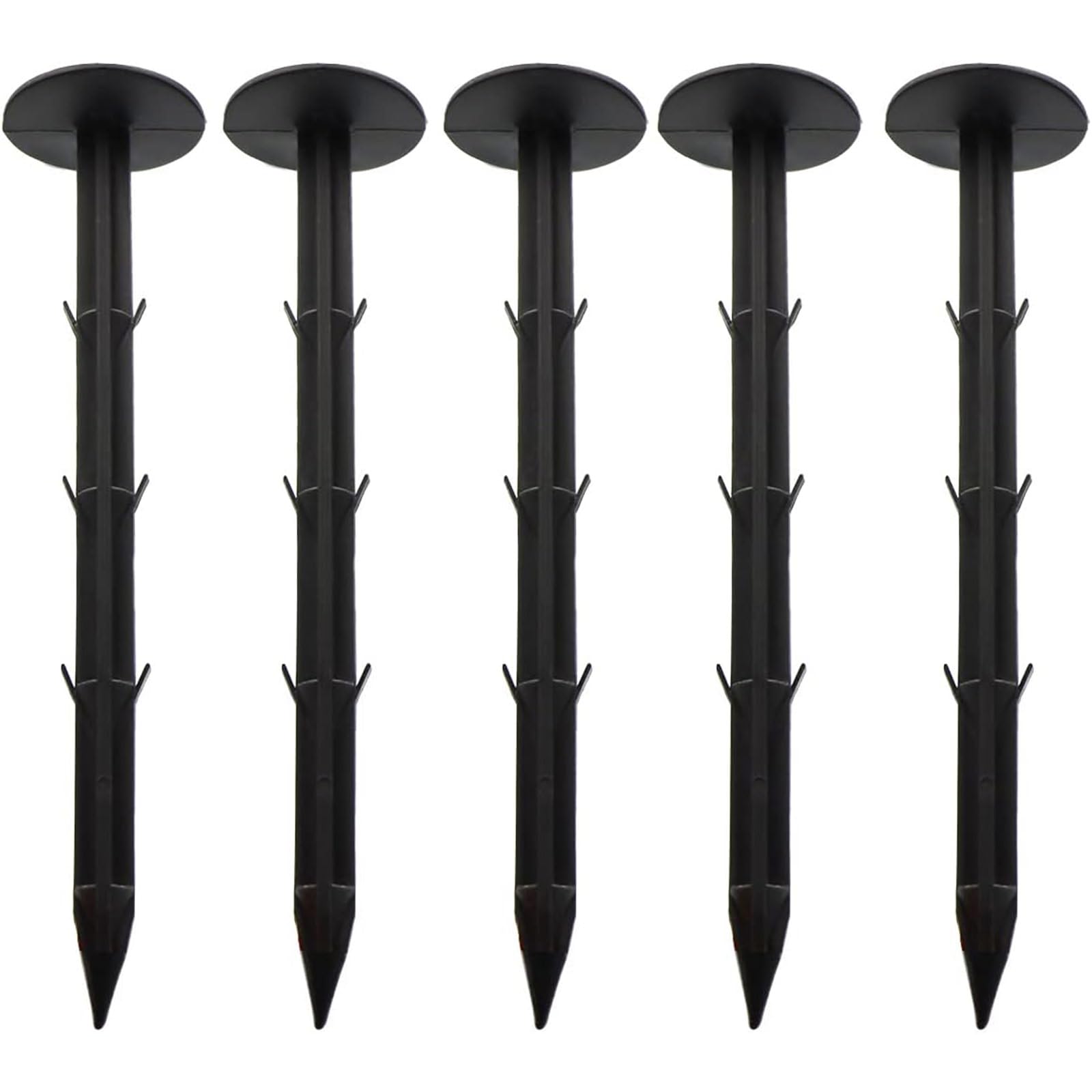 TRHDFW Black plastic anti-grass cloth nail field cloth nail orchard horticultural weeding cloth barbed nail