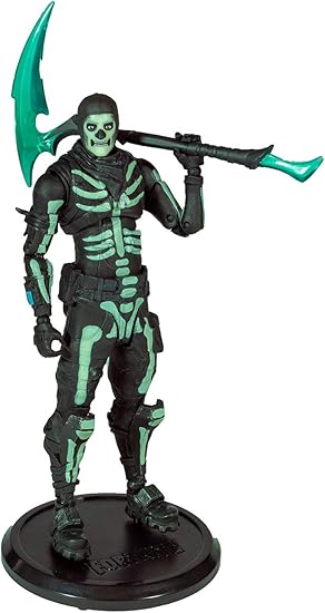 purple skull trooper action figure