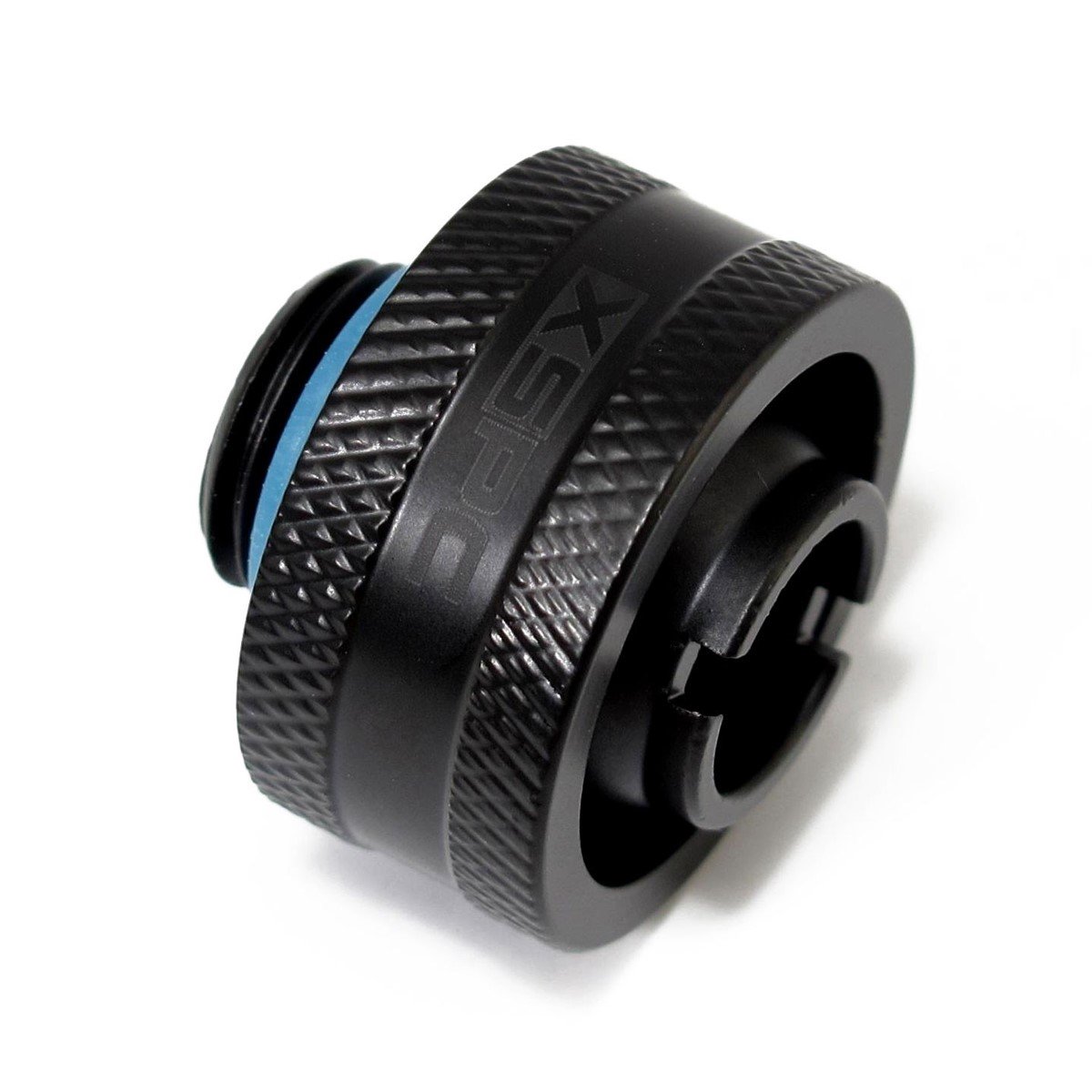 XSPC Anschluss gerade G1/4 Zoll AG auf 19/13mm - V2, schwarz matt