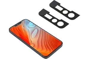 EYSOFT Front Camera Cover Compatible for iPhone 13/13 Mini/13 Pro/13 Pro Max/16E,Webcam Cover Protect Privacy and Security,Privacy Camera Cover Not A ffect Face ID, 2 Pack-Black
