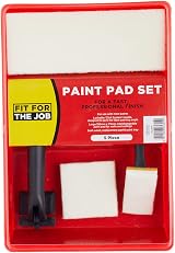 Fit For The Job 5pc Click System 7" Paint Pad Set - Emulsion Walls Ceilings view 2