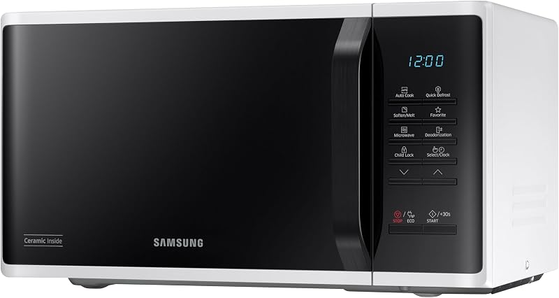 Microondas Libre Instalación 23L 800W MS23K3513AW/EC, Black